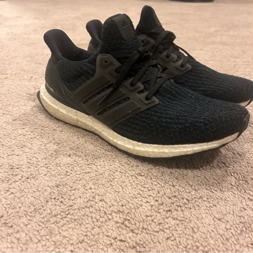 Adidas black women Ultra Boost size 10